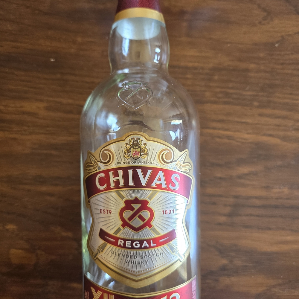 Gold Whisky Bottle